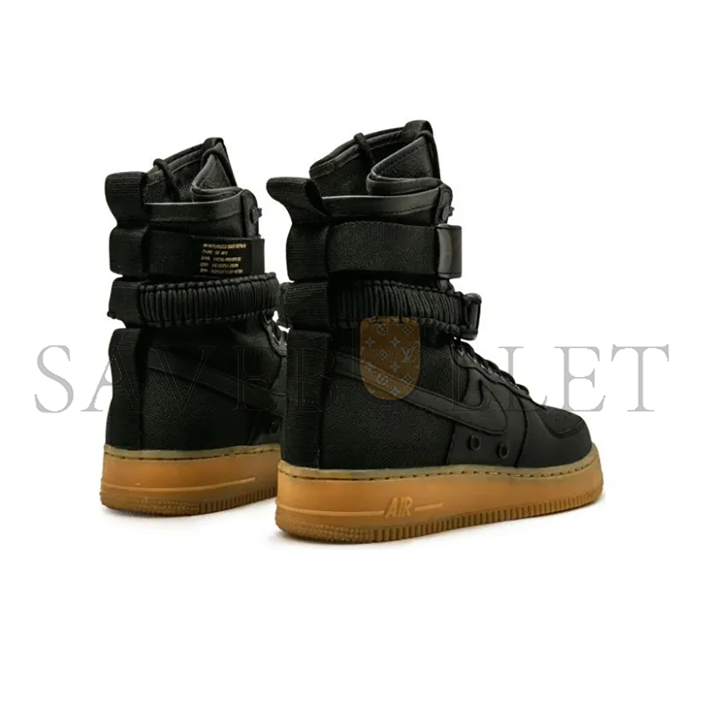 NIKE SF AIR FORCE 1 BLACK GUM 859202-009